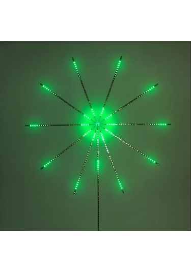 Çap Kayar Animasyonlu RGB Yıldız Led Işık 115 CM  5V USB
