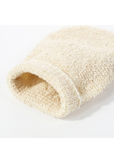 Fortunelane İki Yönlü Aşınma Kumaş Eldiven - Kırmızı, 22x11cm Banyo Eldiveni Diğer