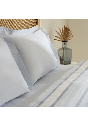 Karaca Home Lynora Çift Kişilik Peştemal Pike Takımı Mavi Mavi