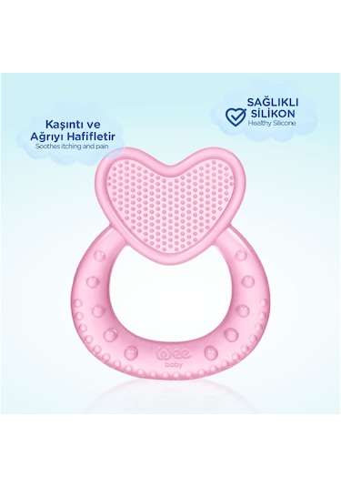 Kalpli Silikon Diş Kaşıyıcı Pembe