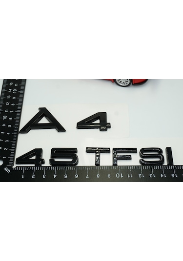 Audi A4 45 Tfsi Parlak Siyah Abs 3m 3d Bagaj Yazı Logo