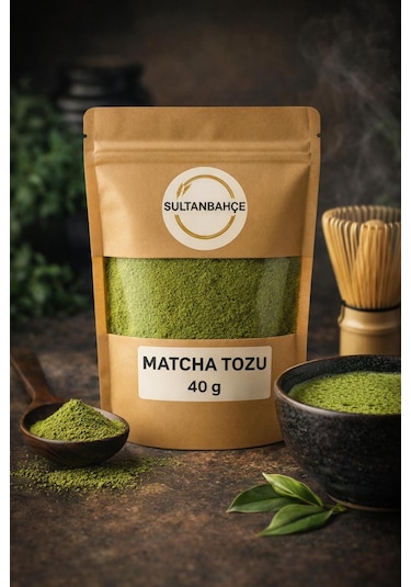 Matcha Tozu 40 Gr %100 Saf Doğal Matcha Premium Yeşil Çay Tozu