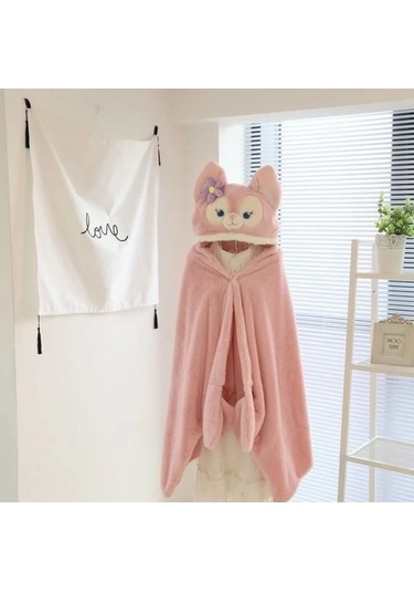 Flybuy Yeni Unisex Siesta Sıcak Sevimli Şal Yumuşak Öğrenci Ofis Kış Karikatür Kalın Hqgoodstore Battaniye Wj Diğer