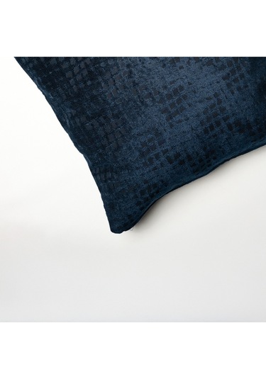 Sezyon Riva Desenli 50 50 Gece Mavisi Kırlent Kılıfı Gece Mavisi