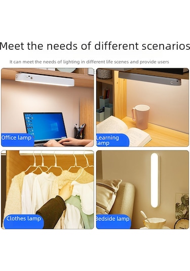 Teltree Usb Şarjlı Banyo Aynası Işığı - 3 Renk Seçenekli, Delme Yok, Parlaklık Ayarlanabilir Led Duvar Lambası 26cm Kompakt Diğer