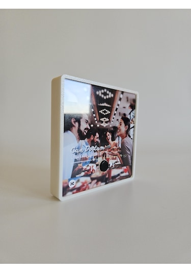 Sevgili Temalı Kişiye Özel Müzikli Magnet