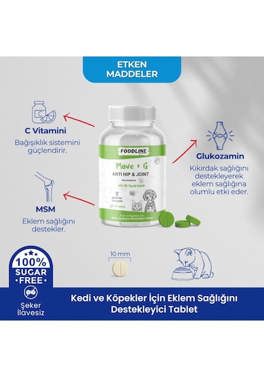 Foodline Hip&joint Glucosamine 75 Tablet Eklem Sağlığına Destek