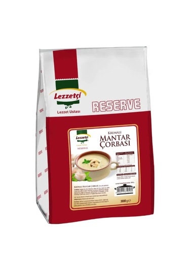 Lezzetçi Kremalı Mantar Çorbası 3 KG