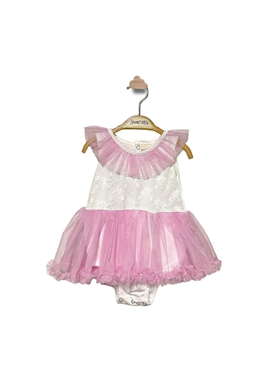 Tütülü Kız Bebek Romper 001