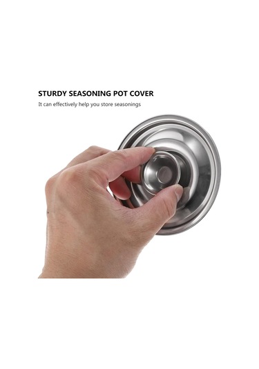 Paslanmaz Çelik Tava Kapağı Paslanmaz Çelik Kapak Kasesi- Tencereler İçin 3.9in Küçük Evrensel Kapak Granit Desen