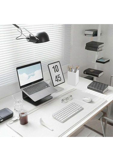 Ganzhoushop Paket Şeffaf Akrilik Kalem Kalem Tutucu Bardak,masa Aksesuarları Tutucu,makyaj Brh Depolama Düzenleyici,ofis İçin Modern Tasarım Masaüstü Kırtasiye Düzenleyicibeyaz