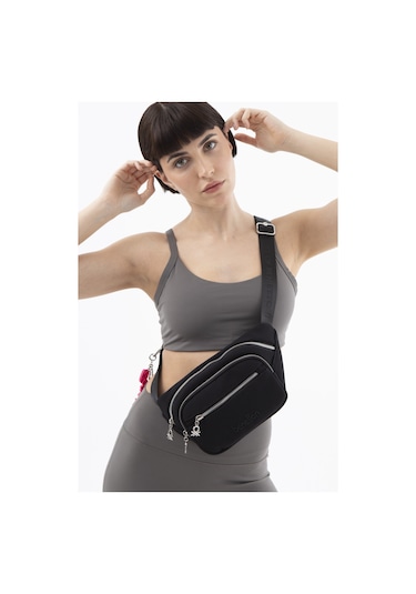 Unıted Colors Of Benetton Kadın Bel Çantası Bnt 1559 Siyah