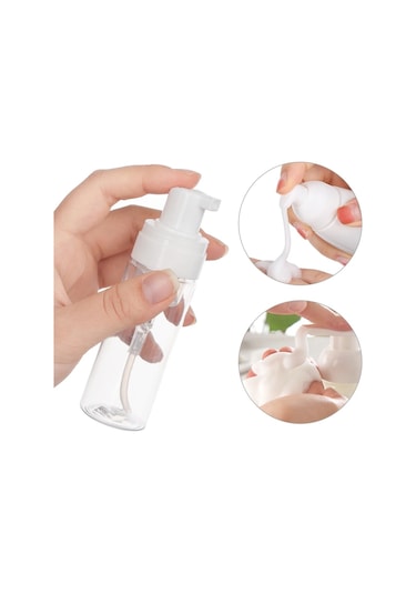 Sarı-50-150mlempty Yüz Kirpik Kozmetik Şişesi Temizleyici Sabunluk Köpük Şişesi Plastik Köpük Pompa Şişesi Gül Altın Banyo Malzemeleri