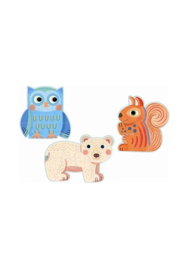Djeco Ilerleyen Puzzle In The Forest 9. 12. 16 Pcs