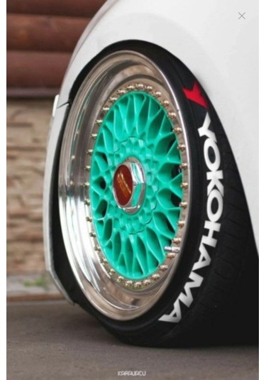 Lastik Yazısı Yokohama Büyük Boy Araç Lastik Stikeri 4adet