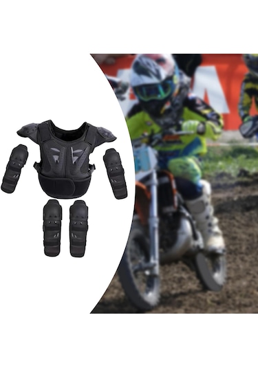 Suntek Çocuk Motosikleti Tam Vücut Zırhı Takım Elbise Erkek