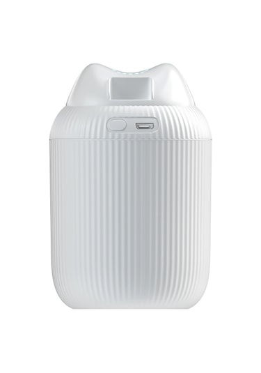 Dianziye Kedi Desenli Mini Nemlendirici - Usb Taşınabilir 220ml Ultrasonik Buhar Atomizer 7 Renk Led Işıklı Sessiz Oda Araç Ev Kullanıma Uygun