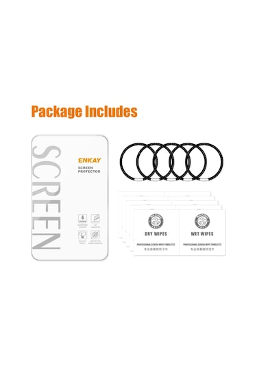 Garmin Forerunner 955/955 Solar İçin 5 Adet Enkay 3d Tam Kapsama Yumuşak Pc Kenar Pmma Hd Ekran Koruyucu Film