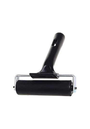 Kaymaz Saplı 4 İnç Kauçuk Rulo, Baskı Ve Yapıştırıcı İçin Profesyonel Sanat Malzemeleri B