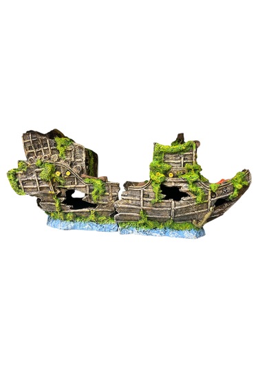 Dev Gemi Akvaryum Dekoru Lüks Gemi 65cm