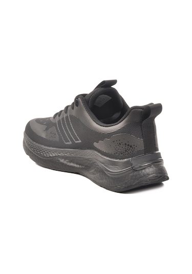 Siyah Fileli Hafif Esnek Unisex Spor Ayakkabı Pcı-11068 G Siyah