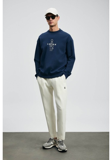 Lufian Rex Beyaz Erkek Eşofman Altı 112050075 Beyaz