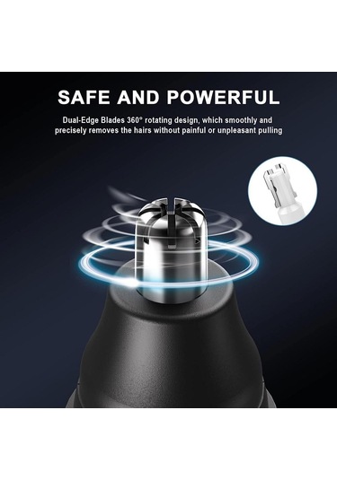 Usb Şarj Edilebilir Burun Saç Düzeltici Burun Saç Düzeltici Kulak Saç Düzeltici Ipx7 Su Geçirmez Çift Bıçaklı Profesyonel Ağrısız Kaş Usb Şarj Edilebilir Burun Saç Düzeltici Burun Saç Düzeltici Kulak Saç Düzeltici Ipx7 Su Geçirmez Çift Bıçaklı Profesyonel Ağrısız Kaş