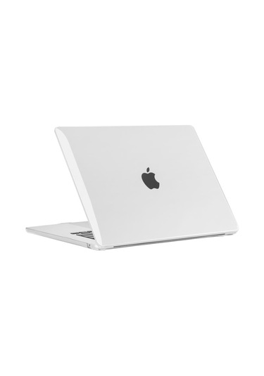 Macbook Uyumlu Air 15" M3 A3114 Kılıf Kristal Ön Arka Şeffaf Kapak 001