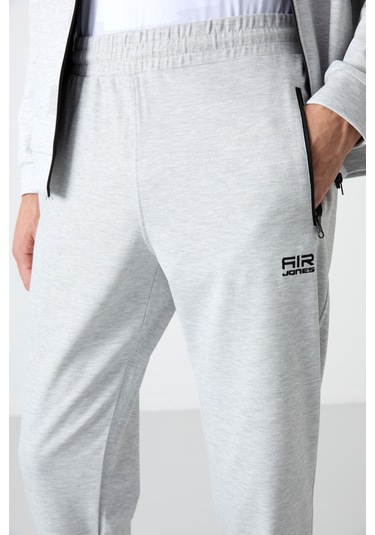 Tommy Life Hugo Gri Melanj Jogger Erkek Eşofman Takım - 85198 GRİ MELANJ