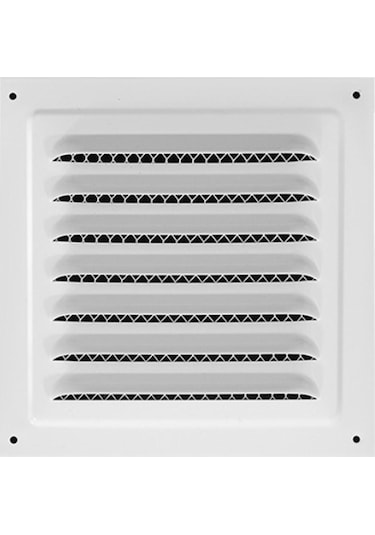 Suntek Metal Havalandırma Kapağı Yoğun Izgara 25cmx25cm-beyaz