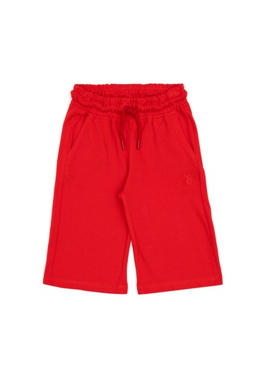 U.S. Polo Assn. Erkek Çocuk Kırmızı Örme Şort 50298078-VR030