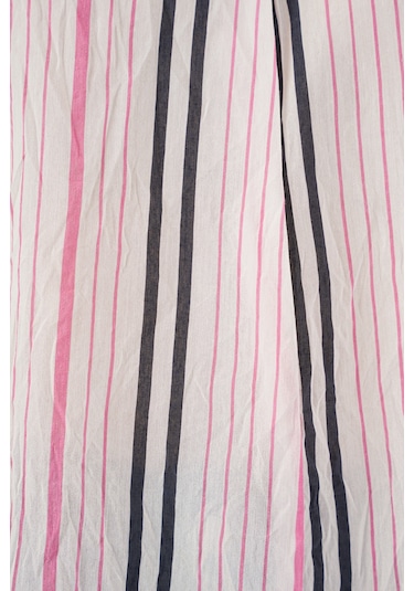 Bigdart Kadın Çizgili Oversize Bluz 967 - Pembe