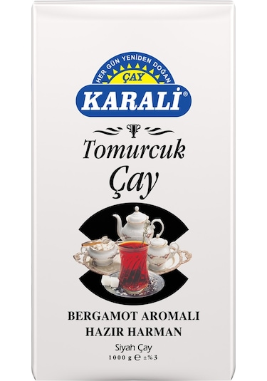 Karali Tomurcuk Bergamot Aromalı Siyah Dökme Çay 1 KG