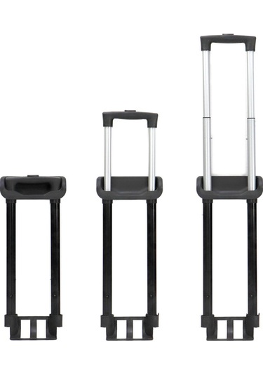 Homyl Seyahat Bagaj Çekme Çubuğu Arabası Çantası 50cmx16cmx4cm Siyah