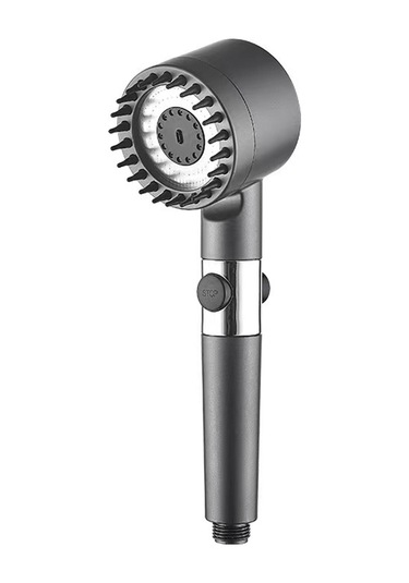 Ximistore9 Yüksek Basınçlı Masajlı Duş Başlığı - Filtreli, Ayrılabilir, Rahatlatıcı Koyu Gri