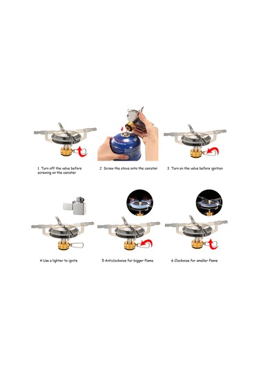 Ximistore9 Stainless Steel Çıkarılabilir Fırın, 3500w Güç, 190g Hafif, Kamp Ve Doğa Etkinlikleri İçin Taşınabilir Isıtıcı Altın - Gümüş