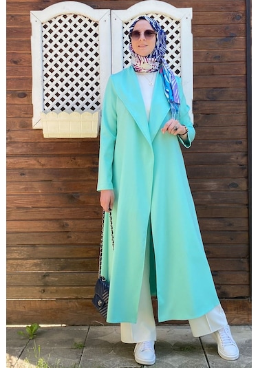 Rabia Şamlı Sahra Mint Kap Çok Renkli
