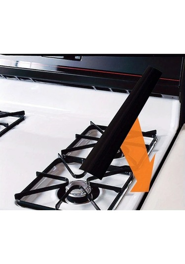 Xuweiwei Isıya Dayanıklı 2 Parça Beyaz Silikon Ocak Aralık Kapağı