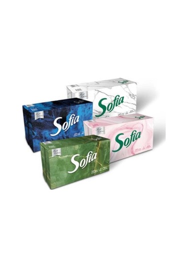 Sofia Kutu Mendil 100'lü 1 Adet 16.5 x 12.2 x 11.2 CM