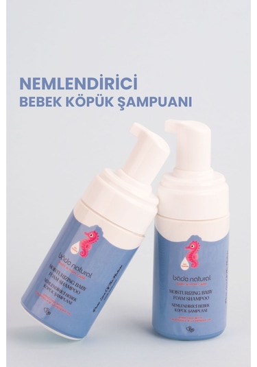 Bade Natural Nemlendirici Bebek Köpük Şampuan Doğal 100 ML