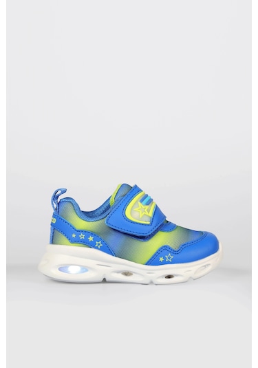 Vicco Kita Iı Işıklı Erkek Bebek Saks Mavi Spor Ayakkabı Saks Mavi