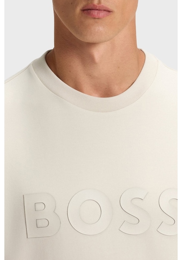 Boss Erkek Sweat 50506119 131 Bej Bej