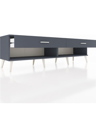 Hyperion Tv Ünitesi 2 Çekmeceli 176x44x51 Antrasit-antrasit/antrasit Antrasıt/antrasıt