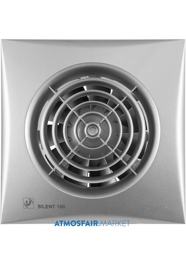 Silent - 100 Cz Silver - 100 'Lük Banyo Fanı