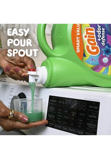 Gain +odor Defense Sıvı Çamaşır Deterjanı 107 Yıkama 4.55lt Diğer