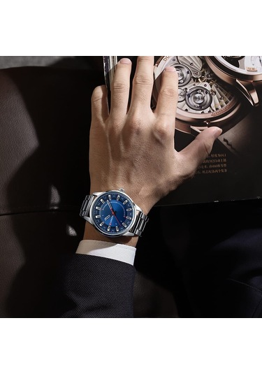 Curren M8406 Quartz Kol Saati-orjinal Kutusunda Lacivert-silver Gümüş