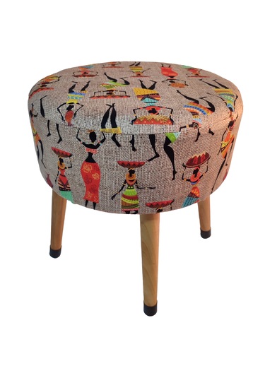 Puf Koltuk Tabure - Etna Ütopya Bej - Gold