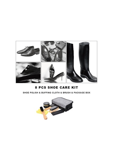Yifomall 8'li Ayakkabı Bakım Seti - Seyahat Ve Ev Kullanımı İçin Pratik Taşınabilir Çanta İle Tam Kapsamlı Temizlik Ve Cila Diğer