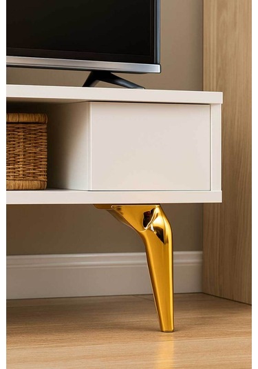 Repla Mobilya 19 Cm Krom 8 Adet Kanepe Tv Ünitesi Koltuk Ve Konsol Dolap Ayağı Krom