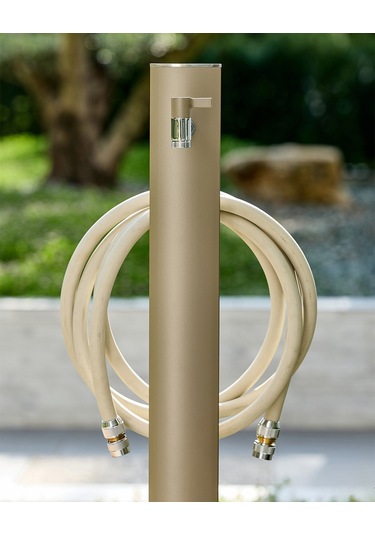 Totem Oval Bahçe Çeşmesi - Açık Gri